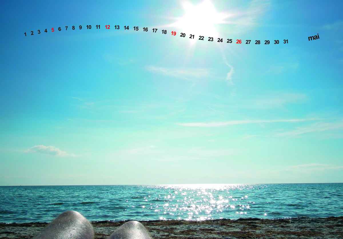 Kalender 2013 - Langeland Dänemark - Mai