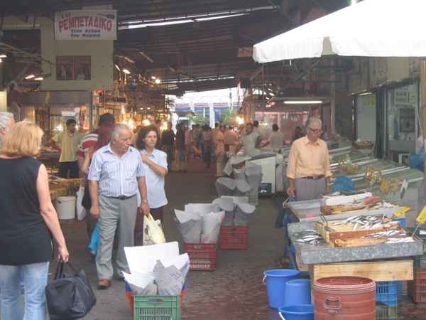 Fleisch-Fisch-Obst-Gemüse