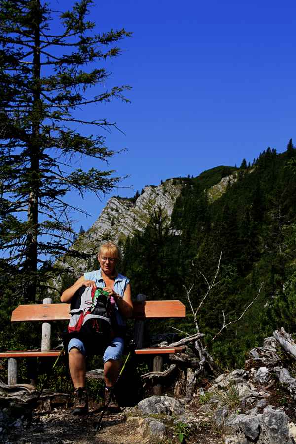 Rast beim Wandern