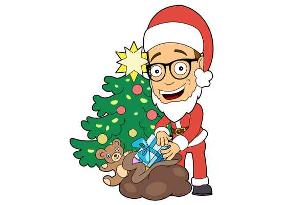 nerdy Santa