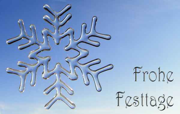 Frohe Festtage