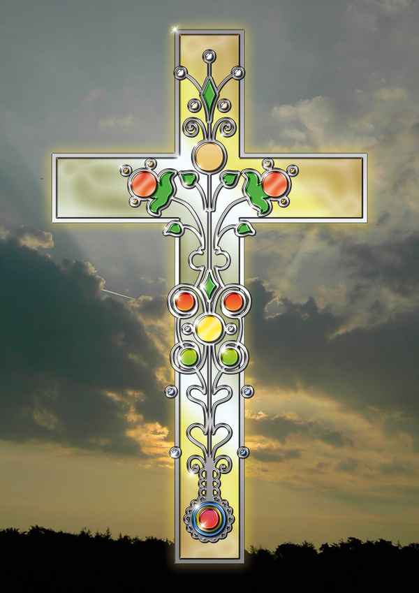 Mystisches Kreuzsymbol