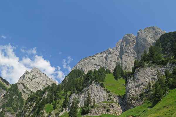 Südflanke des Schären (2171 Meter)