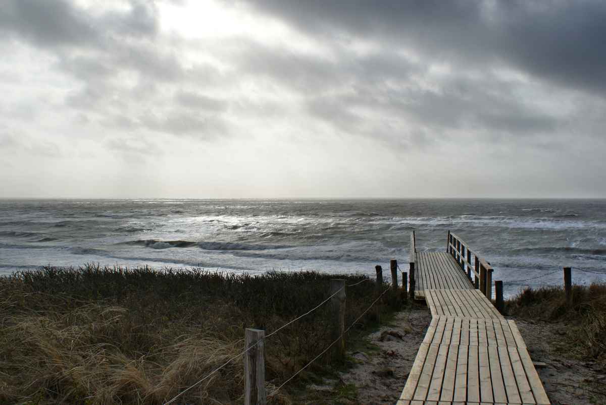 stürmischer Tag auf Sylt