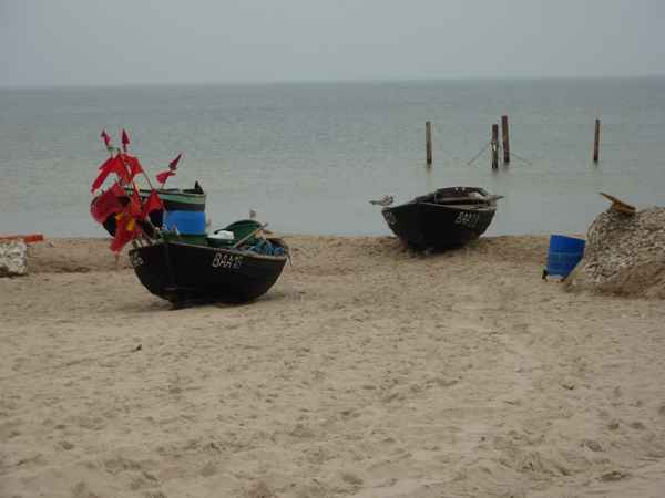 Boote am Strand