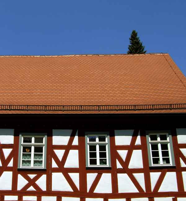 Rotes Fachwerk
