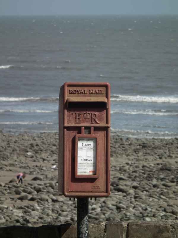 Briefkasten am Strand von Wiseman&#8216;s Bridge