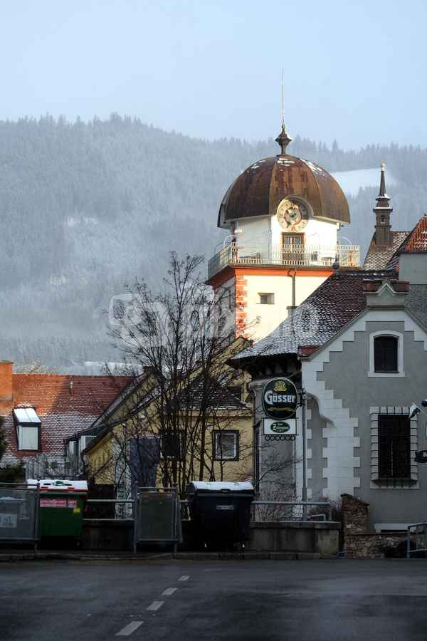 Leoben mit Schwammerlturm