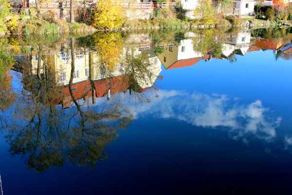 Wohnen am Fluss