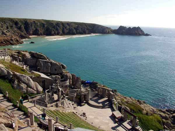 Porthcurno, Südengland: Minack Open Air Theatre von 1932