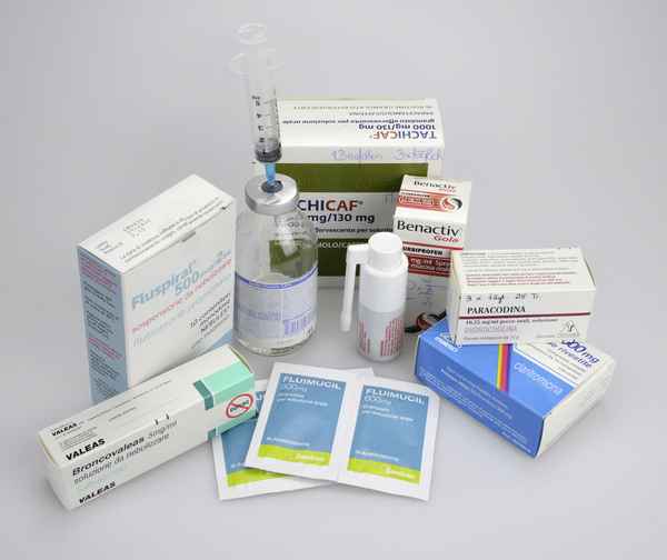 Medikamente gegen Erkältung, Bronchitis, Husten