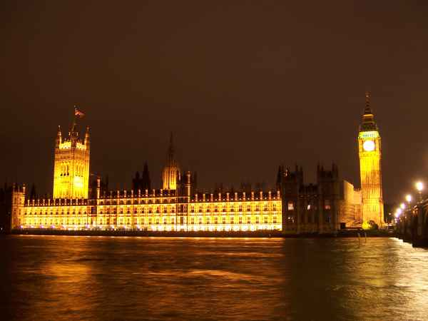 Houses of Parliament at night
