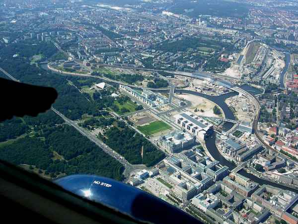 Über dem Zentrum der Macht