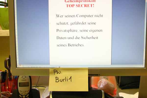Passwortsicherheit - Datenschutz