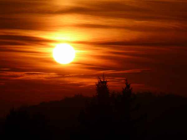 roter Himmel