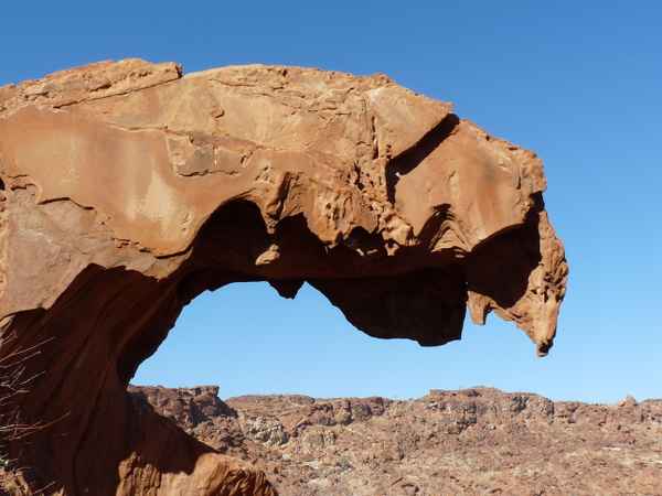 "Löwen"-Felsen bei Twyfelfontein/Namibia