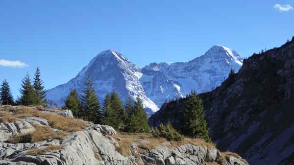 Eigernordwand und Jungfrau