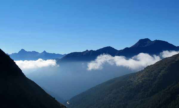 Blick vom Grand-St.-Bernard