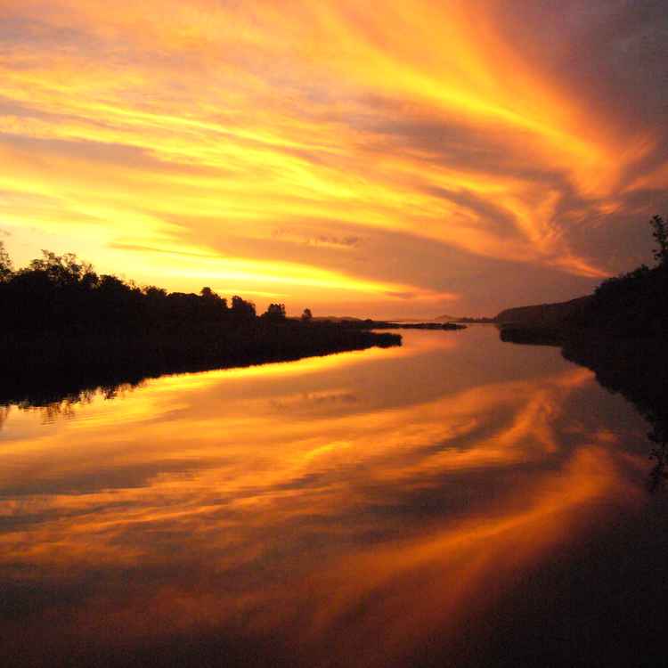 Glowing River