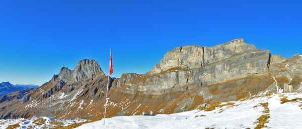 Panorama vor der Rugghubel-Hütte