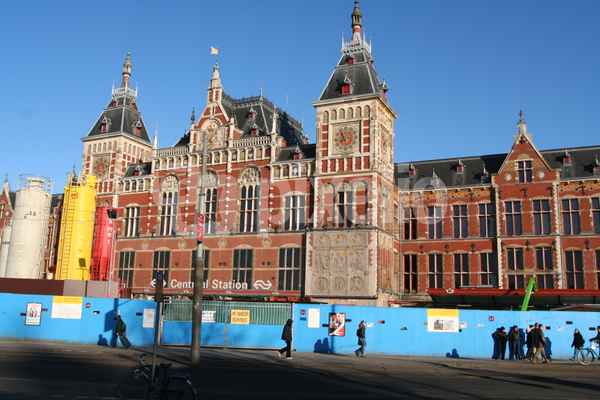 Der Bahnhof von Amsterdam