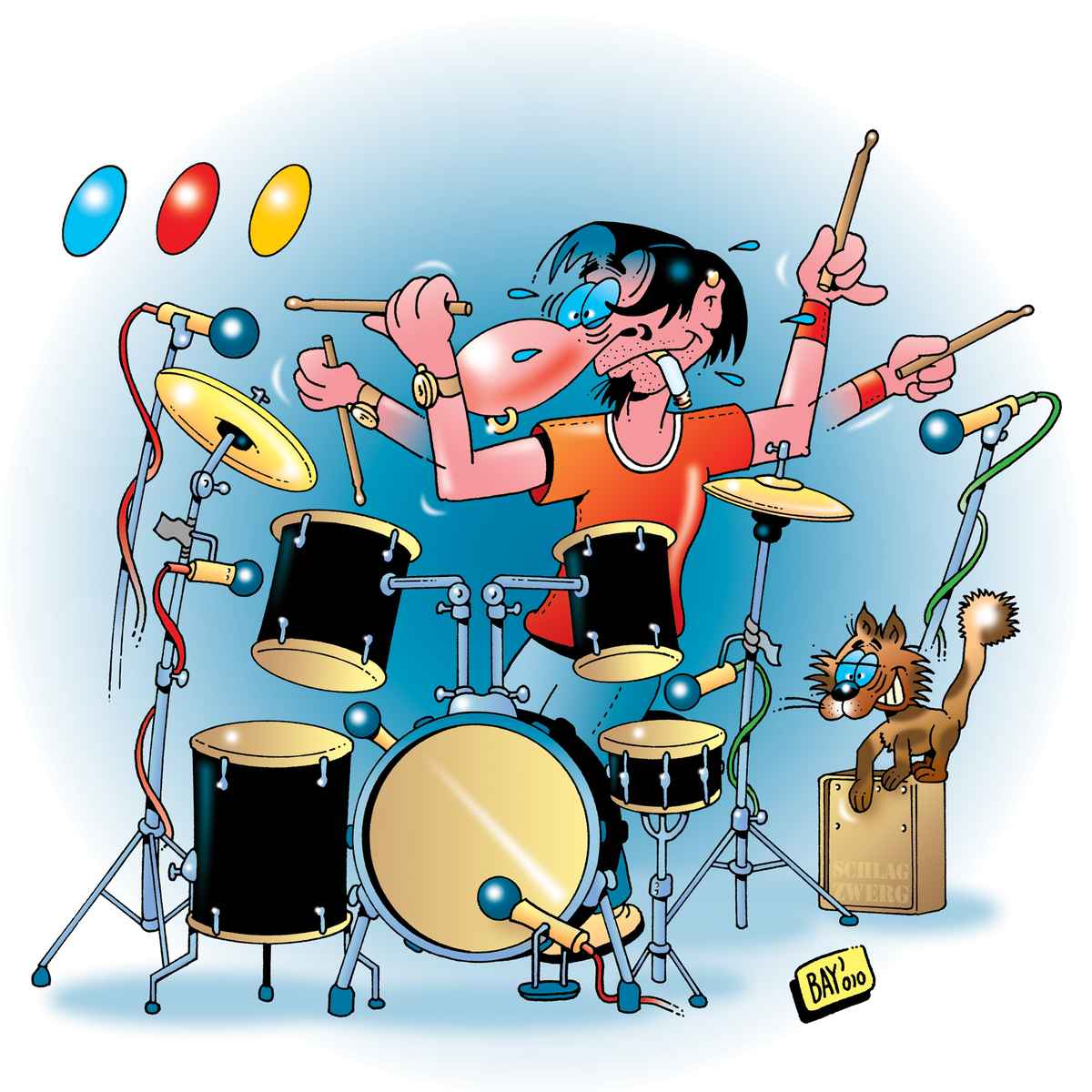 Die Band: DRUMS