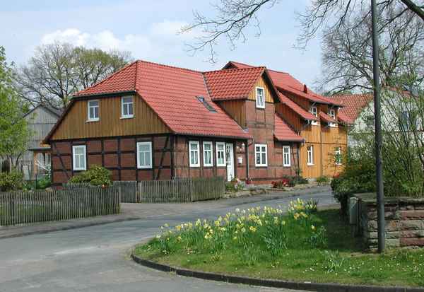 Frühling im Dorf