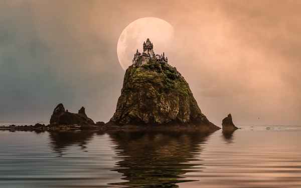 Burg am Meer
