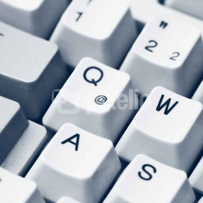 Detail von der Tastatur - Adventskalender Verlosung