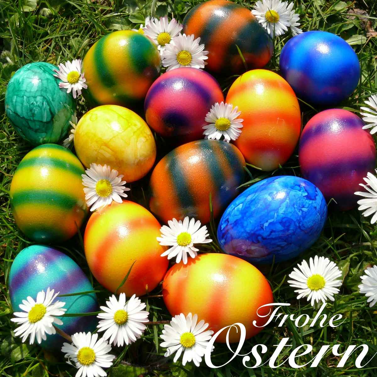 "Frohe Ostern"