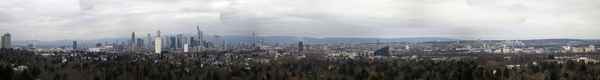 Panorama XXL Frankfurt und Offenbach (5Photos)