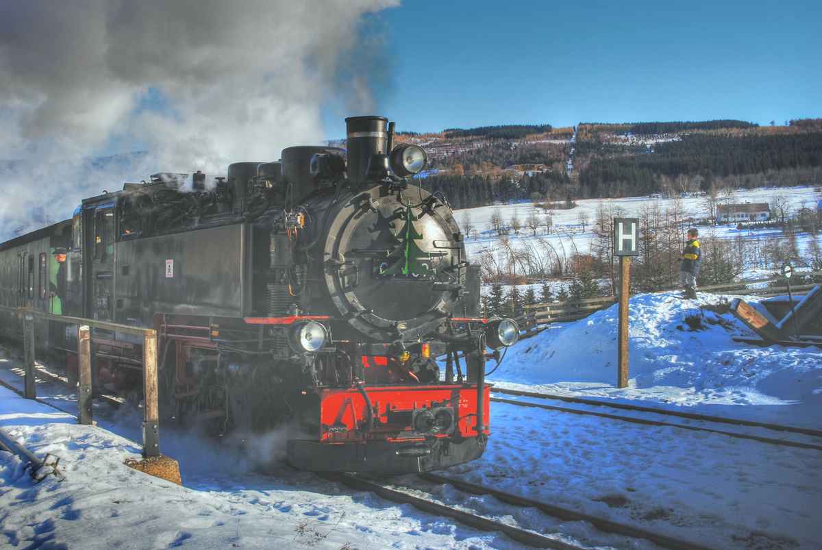 Die Fichtelbergbahn kommt...