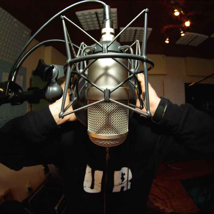 Studio Gesangsaufnahme