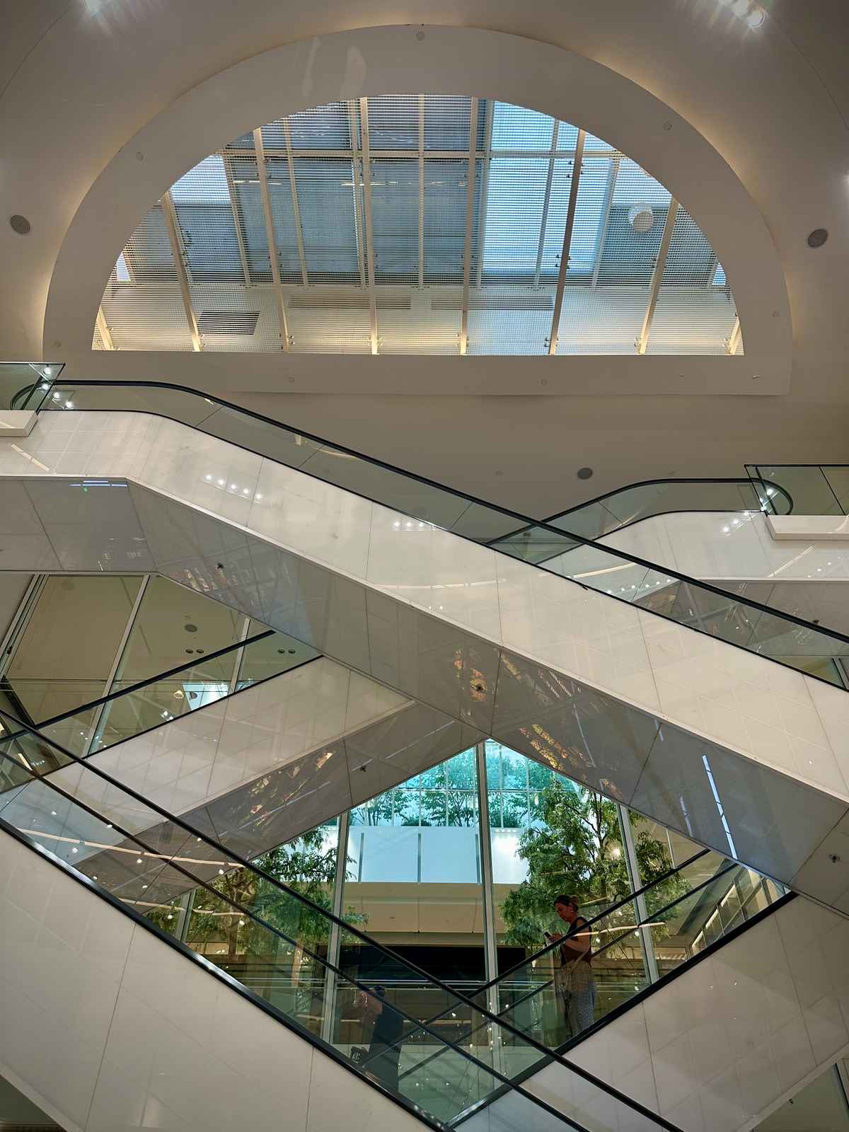 Rolltreppen in Bon Marché - Paris
