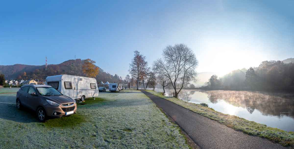 Camping an der Lahn