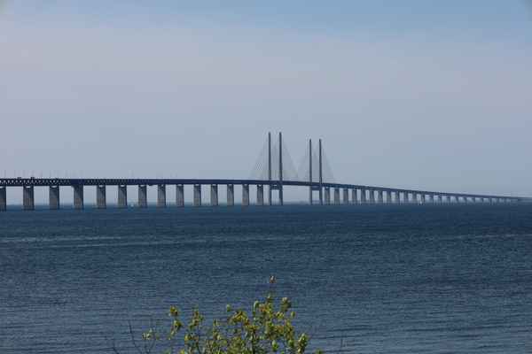 &Ouml;resundbr&uuml;cke aus Richtung Malm&ouml;