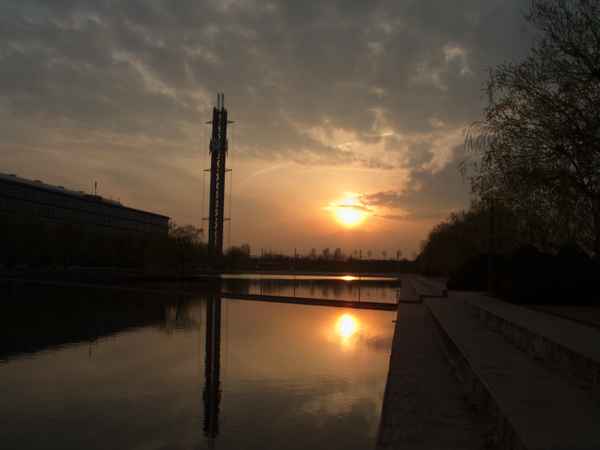 Technische Abendstimmung