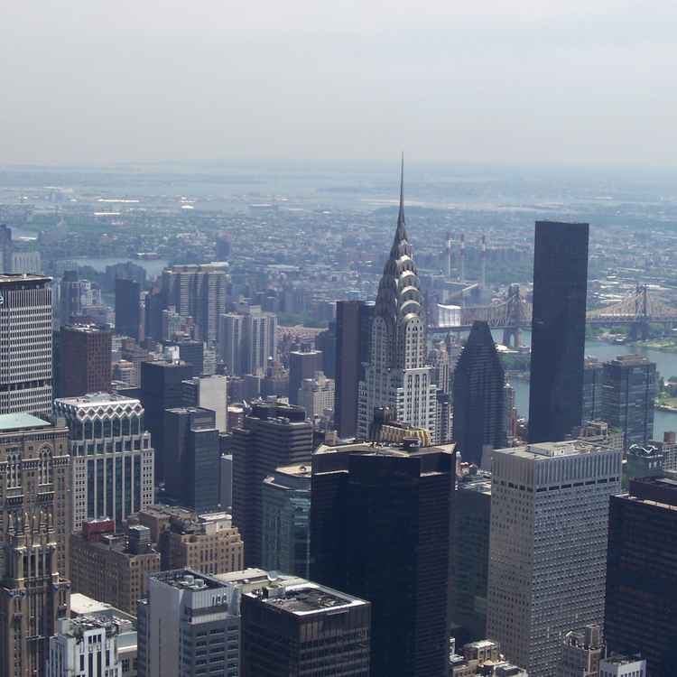 Blick auf New York vom Empire State Buildung