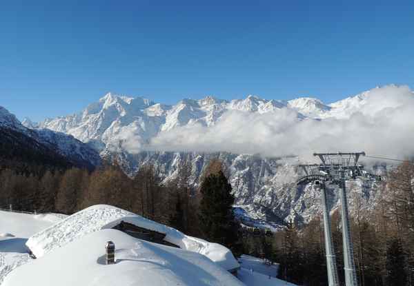Das Skigebiet in Grächen