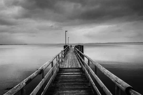Anlegesteg / Seebrücke am Chiemsee