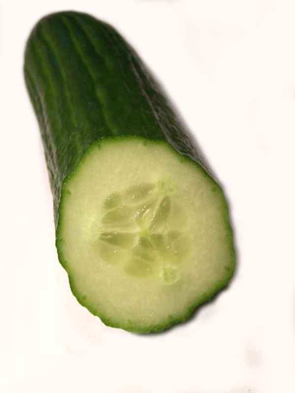 Gurke-angeschnitten