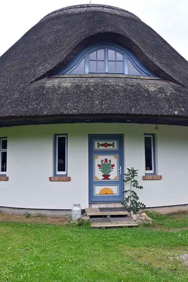 Typische Tür von Usedom