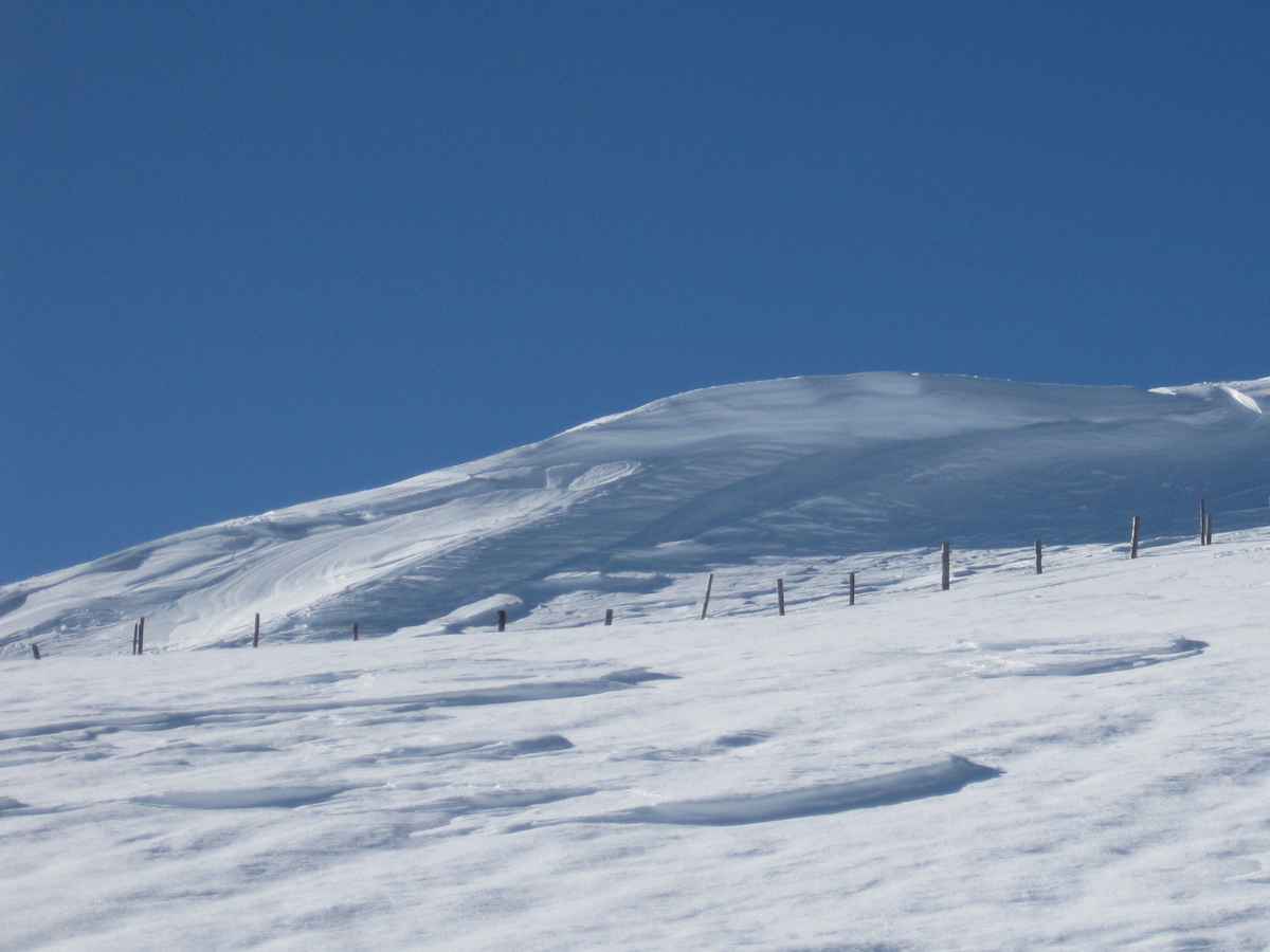 Schneeverwehung