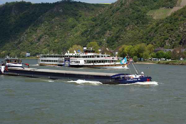 Ausflugsdampfer Goethe bei St.Goar/St.Goarshausen