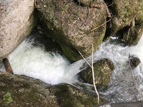 Wassergischt: Eistobel im Allgäu / Foto: Alexander Hauk