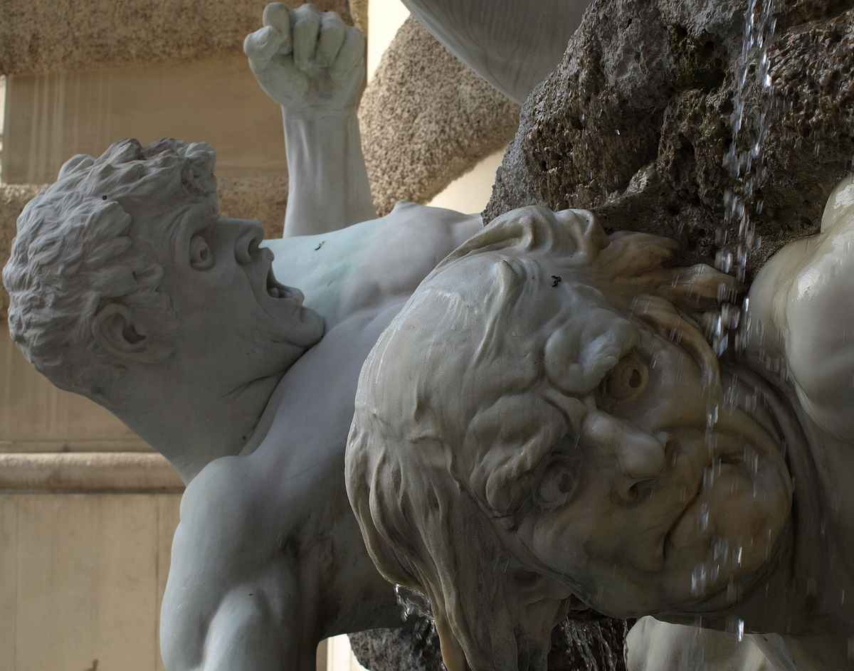 Unfall? (Detail an der Wiener Hofburg)